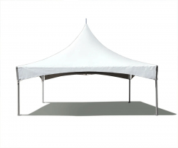 20' x 20' HIGH PEAK FRAME WHITE TENT
