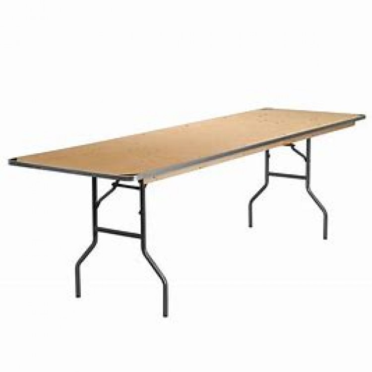 8' BROWN RECTANGLE TABLES