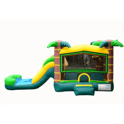 Tropical20Aloha20Athletic20520in120Bounce20House20Combo20Side 1682222764 TROPICAL ALOHA ATHLETIC (5 IN 1) BOUNCE HOUSE COMBO