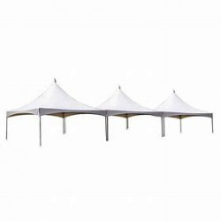 20' x 60' WHITE HIGH PEAK TENT