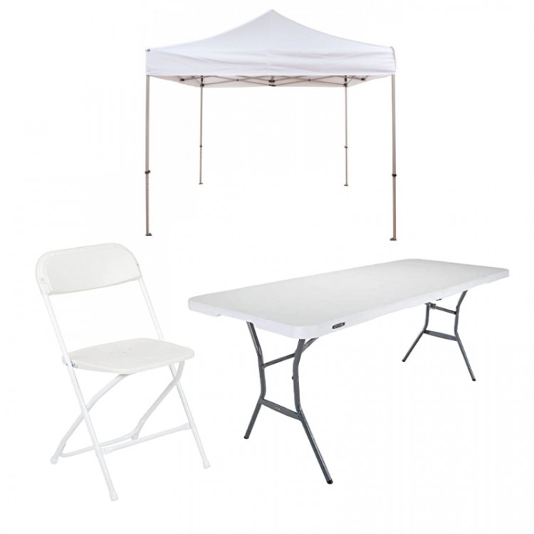 Chairs, Tables, Tents