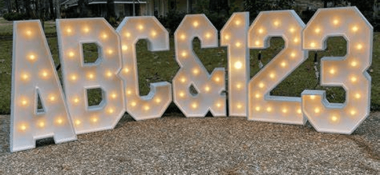 MARQUEE LETTERS & NUMBERS